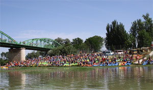 Popular Canoe Trip on the Aragonese Ebro River