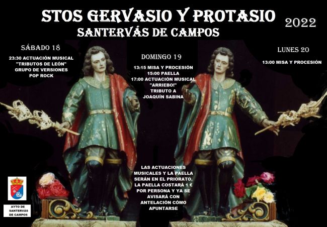 Program of St. Gervasius and St. Protasius in Santervás de Campos Program of St. Gervasius and St. Protasius in Santervás de Campos